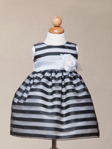 black and white striped dresses